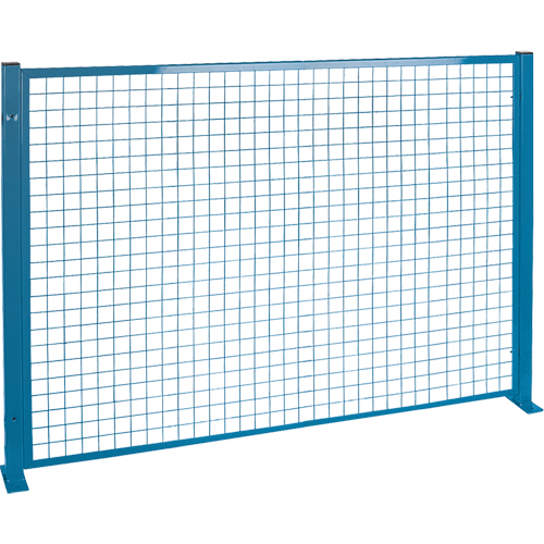 Perimeter Guards - Mesh Style, 4' H x 8' W, Blue Seaboard Timber Mart