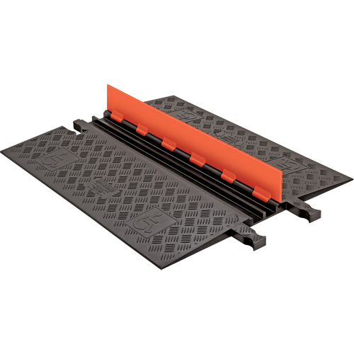 Guard Dog&reg; Low Profile ADA/DDA Cable Protector, 2 Channels, 36" L x 28.38" W x 1.25" H Seaboard Timber Mart