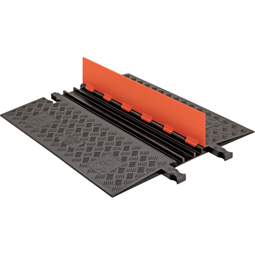Guard Dog&reg; Low Profile ADA/DDA Cable Protector, 3 Channels, 36" L x 30.3" W x 1.25" H Seaboard Timber Mart