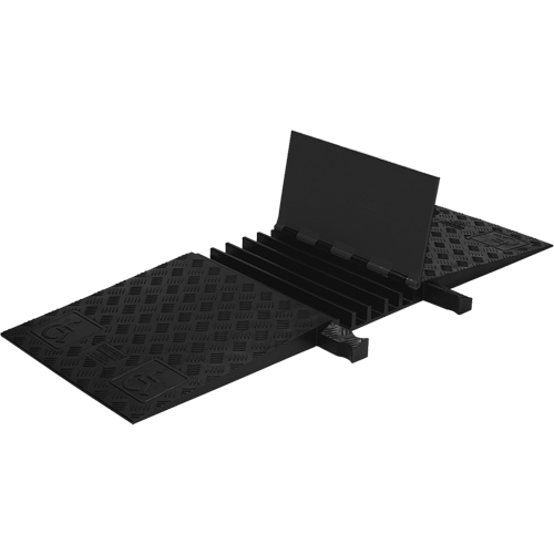 Protecteur de c&acirc;ble ADA/DDA &agrave; profil bas Guard Dog, 5 canaux, 18" lo x 50" la x 1,875" h Seaboard Timber Mart