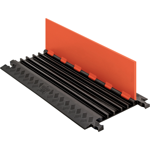 Guard Dog&reg; Low Profile Cable Protector, 5 Channels, 36" L x 16.9" W x 1.25" H Seaboard Timber Mart