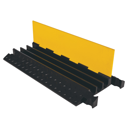 Yellow Jacket&reg; Heavy Duty Cable Protector, 3 Channels, 36" L x 18.5" W x 2.875" H Seaboard Timber Mart