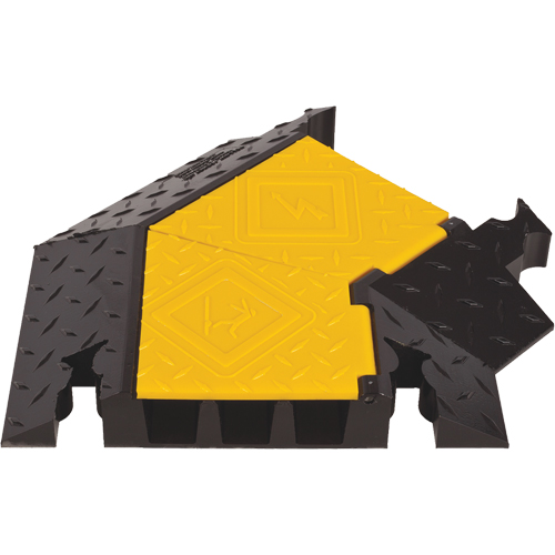 Yellow Jacket&reg; 3-Channel Heavy Duty Cable Protector - Right Turn Seaboard Timber Mart