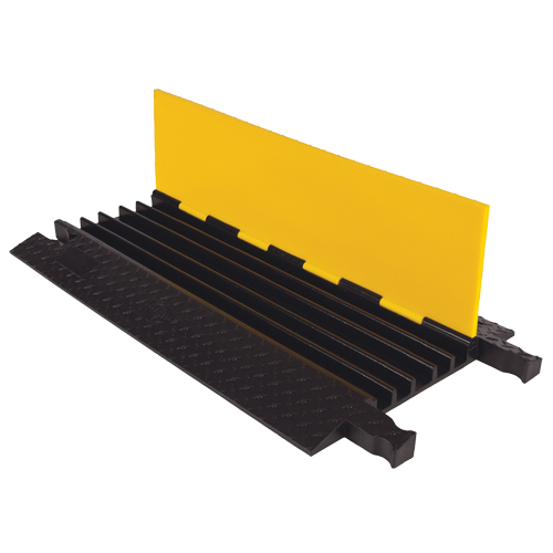 Protecteur de c&acirc;ble robuste Yellow Jacket, 5 canaux, 36" lo x 19,75" la x 1,875" h Seaboard Timber Mart