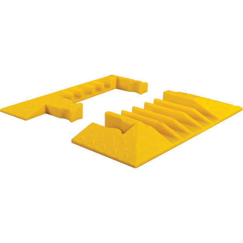 Yellow Jacket&reg; 5-Channel Heavy Duty Cable Protector - End Caps Seaboard Timber Mart