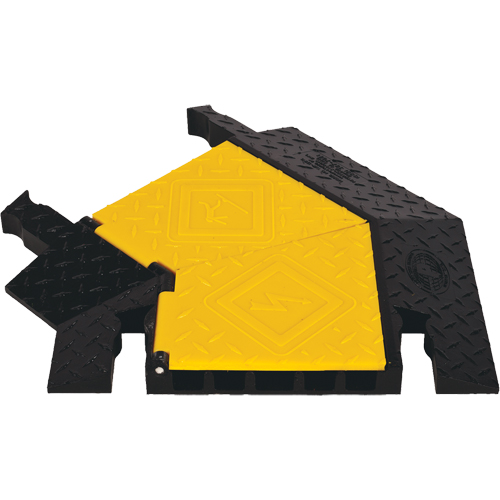 Yellow Jacket&reg; 5-Channel Heavy Duty Cable Protector - Left Turn Seaboard Timber Mart