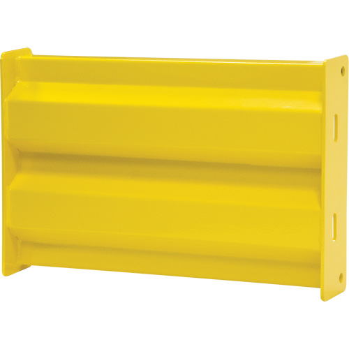 Barri&egrave;re de s&eacute;curit&eacute; de qualit&eacute; industrielle, Acier, 19" lo x 12" h, Jaune s&eacute;curit&eacute; OSHA Seaboard Timber Mart