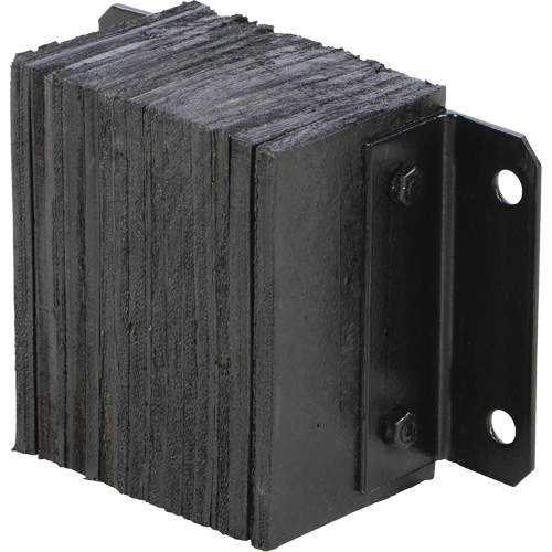 Laminated Dock Bumper, Horizontal, Rubber, 12" W x 6" D x 10" H Seaboard Timber Mart