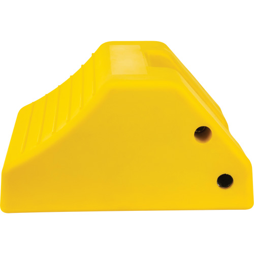 Cale de roue robustes, Ur&eacute;thane, Jaune, 15-1/2" la x 17-7/10" p x 10" h Seaboard Timber Mart