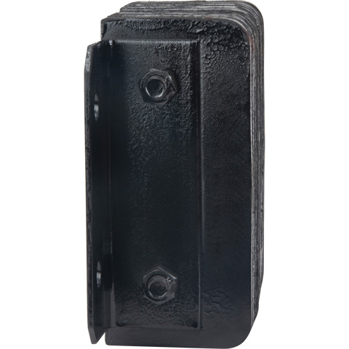 Laminated Dock Bumpers, Horizontal, Rubber, 12" W x 4" D x 10" H Seaboard Timber Mart