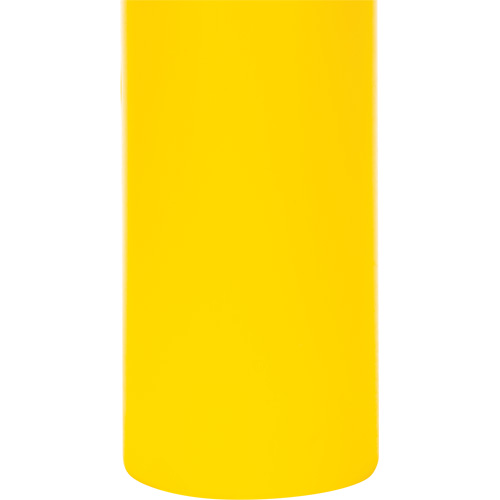 Polyethylene Bollard Cover, 4-1/2" Dia. x 64" L, Red/Yellow Seaboard Timber Mart