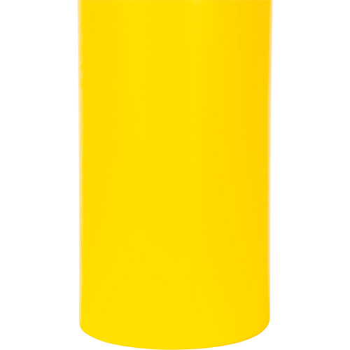 Polyethylene Bollard Cover, 6-5/8" Dia. x 52" L, Red/Yellow Seaboard Timber Mart
