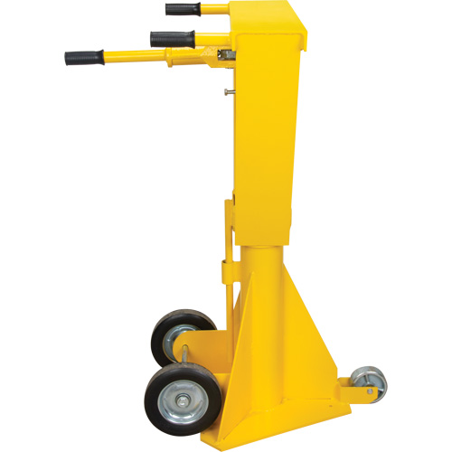 100,000 lbs. Static Capacity Ratchet Beam Trailer Jack, 20 tons Lift Capacity Seaboard Timber Mart