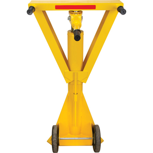 100,000 lbs. Static Capacity Ratchet Beam Trailer Jack, 20 tons Lift Capacity Seaboard Timber Mart