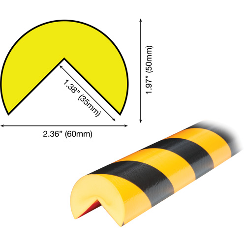 A Plus Profile 1M Corner Protection Bumper Guard Seaboard Timber Mart