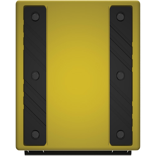 Checkers Safety Heavy-Duty Ultra Class Mining Wheel Chock, HDPE, Yellow, 14-1/2" W x 17-1/2" D x 16" H Seaboard Timber Mart