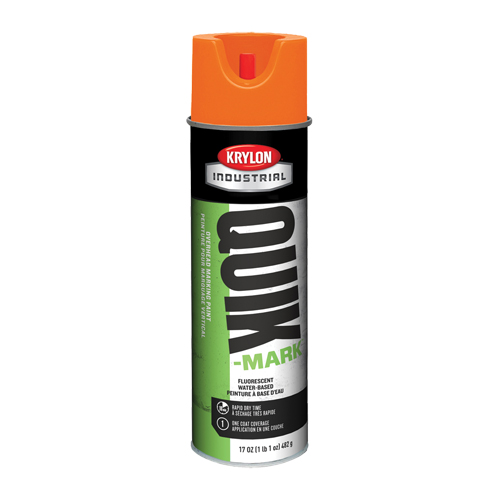 Peinture de marquage industrielle &agrave; base d'eau pour le travail en hauteur Quik-Mark, 17 oz, Canette a&eacute;rosol Seaboard Timber Mart