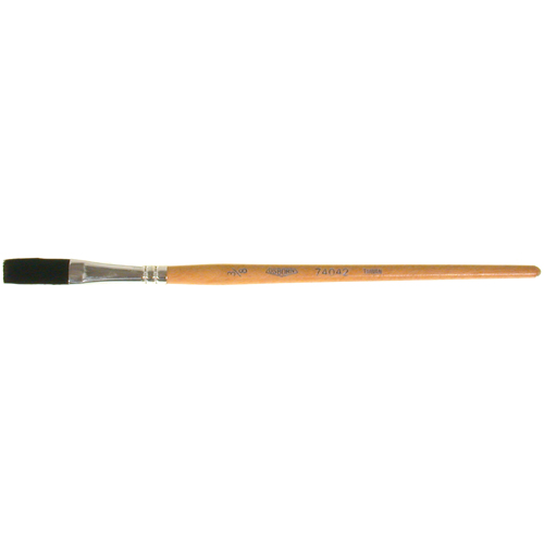 One Stroke Paint Brush, 3/8" Brush Width, Ox Hair, Wood Handle Seaboard Timber Mart