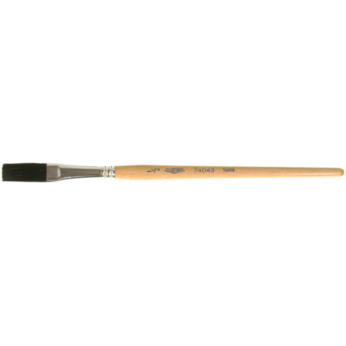One Stroke Paint Brush, 1/2" Brush Width, Ox Hair, Wood Handle Seaboard Timber Mart