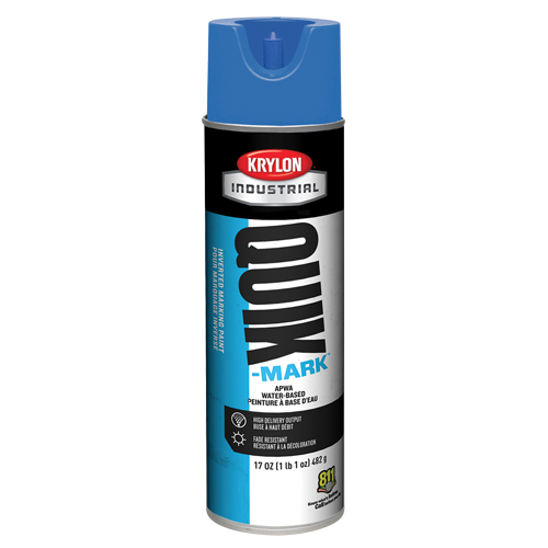 Industrial Quik-Mark Water-Based Inverted Marking Paint, 17 oz., Aerosol Can Seaboard Timber Mart