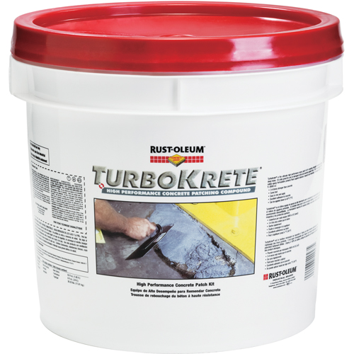 Turbokrete Concrete Patch Compound Kit, Grey Seaboard Timber Mart