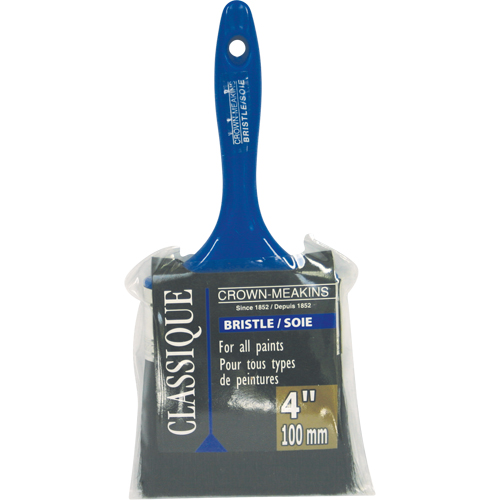 Pinceau classique, Soies, Manche Plastique, Largeur de 4" Seaboard Timber Mart