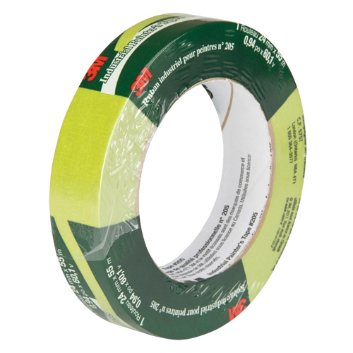 Painter's Masking Tape 205, 24 mm (1") x 55 m (180'), Green Seaboard Timber Mart