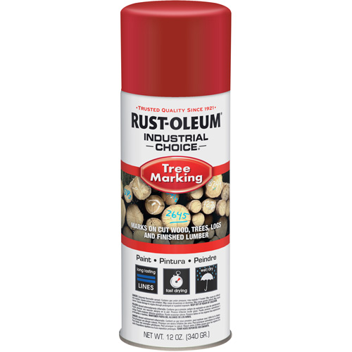 Peinture pour le marquage des arbres Industrial Choice T1600, Rouge, 16 oz Seaboard Timber Mart