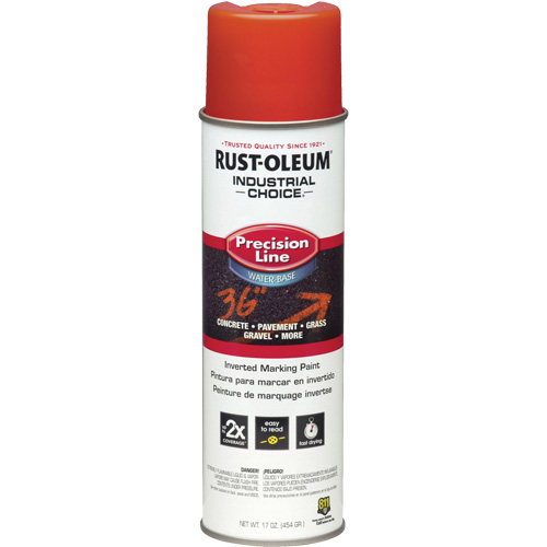 M1800 Water-Based Precision Line Marking Paint, 17 oz., Aerosol Can Seaboard Timber Mart