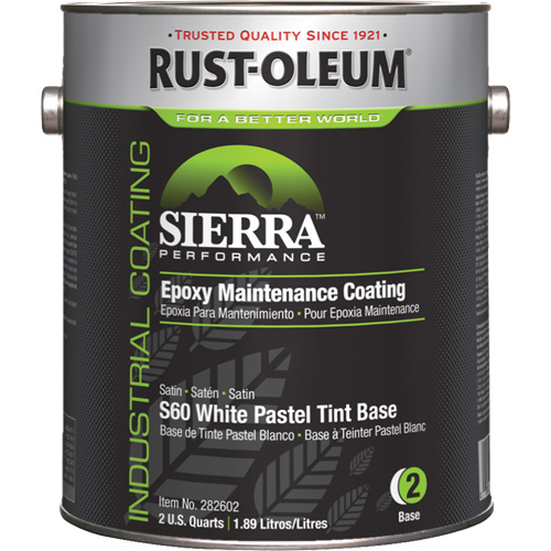 Rev&ecirc;tement dentretien &eacute;poxydique &agrave; base deau Sierra Performance S60 Couche de base pastel, Gallon, Base &agrave; teinter Seaboard Timber Mart