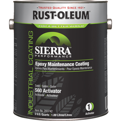 Rev&ecirc;tement dentretien &eacute;poxydique &agrave; base deau Sierra S60 partie 1 activateur, Gallon Seaboard Timber Mart