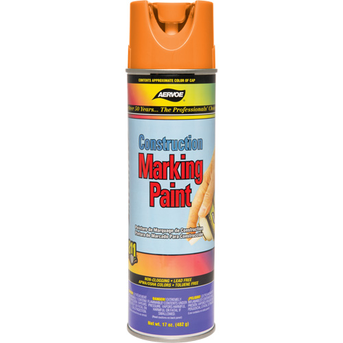 Construction Marking Paint, 17 oz., Aerosol Can Seaboard Timber Mart