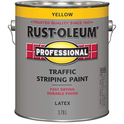 Traffic Striping Paint, Yellow, 3.78 L, Jug Seaboard Timber Mart