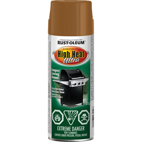 Specialty High Heat Ultra Enamel Spray Paint, Aerosol Can, Aged Copper Seaboard Timber Mart