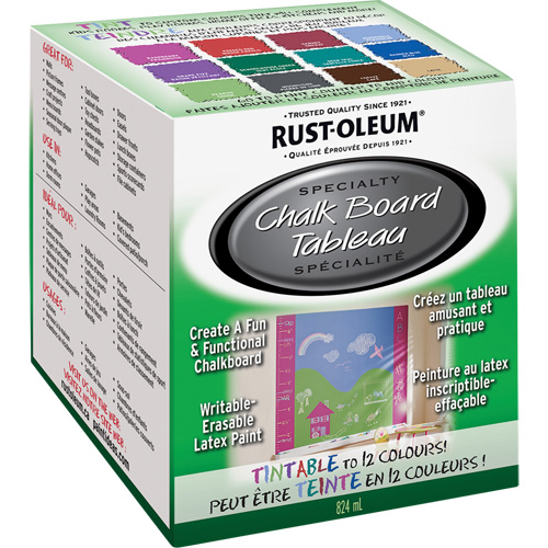 Peinture sp&eacute;cialis&eacute;e pour tableau noir, 824 ml, Trousse, Base &agrave; teinter Seaboard Timber Mart