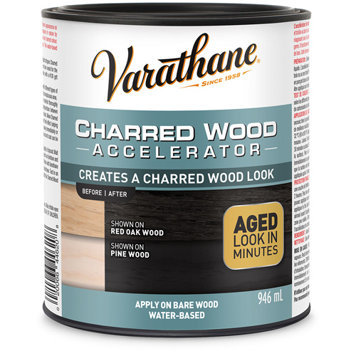 Acc&eacute;l&eacute;rateur de vieillissement du bois Varathane, 946 ml, Canette, Noir Seaboard Timber Mart