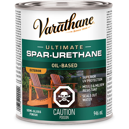 Rev&ecirc;tement &agrave; fini diamant pour bois Varathane, 946 ml, Transparent, Semi-brillant Seaboard Timber Mart