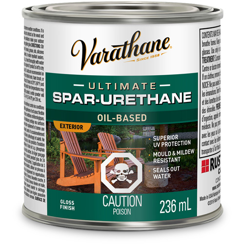 Fini diamant pour bois Varathane ext&eacute;rieur, 236 ml, Transparent, Brillant Seaboard Timber Mart