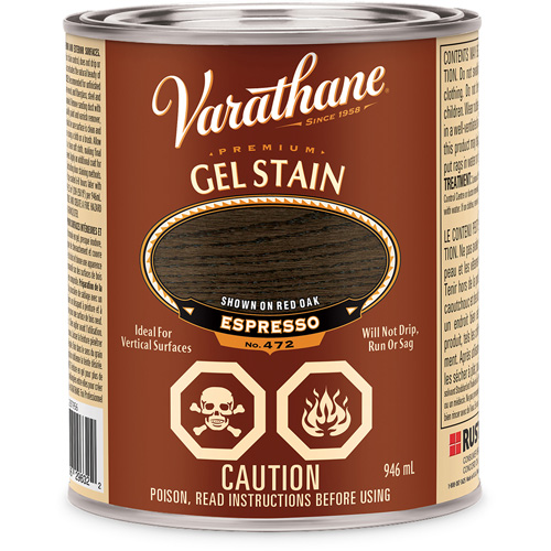 Teinture en gel de qualit&eacute; sup&eacute;rieure Varathane, 946 ml, Espresso Seaboard Timber Mart
