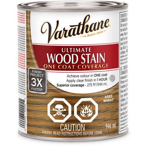 Varathane&reg; Ultimate Wood Stain, 946 ml, Aged Wheat Seaboard Timber Mart
