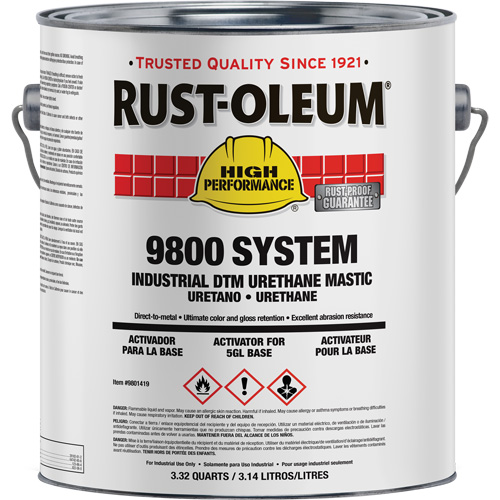 9800 System DTM Urethane Mastic Activator, 1 gal. Seaboard Timber Mart