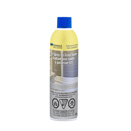Miracle Sealants&reg; 511 Spray-On Grout Sealer, Aerosol Can Seaboard Timber Mart
