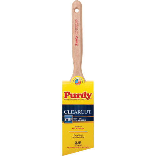 Pinceau Clearcut Glide, Poly/nylon, Manche Bois, Largeur de 2-1/2" Seaboard Timber Mart