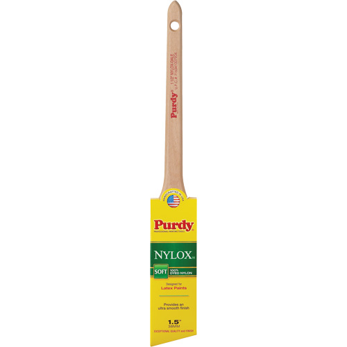 Pinceau Nylox Dale, Nylon, Manche Bois, Largeur de 1-1/2" Seaboard Timber Mart
