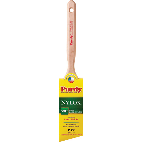 Pinceau Nylox Glide, Nylon, Manche Bois, Largeur de 2" Seaboard Timber Mart