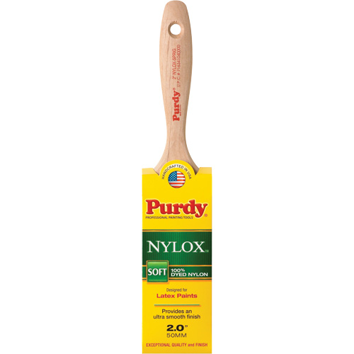 Pinceau Nylox Sprig, Nylon, Manche Bois, Largeur de 2" Seaboard Timber Mart