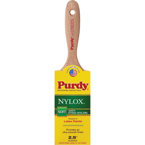 Nylox Sprig Paint Brush, Nylon, Wood Handle, 2-1/2" Width Seaboard Timber Mart