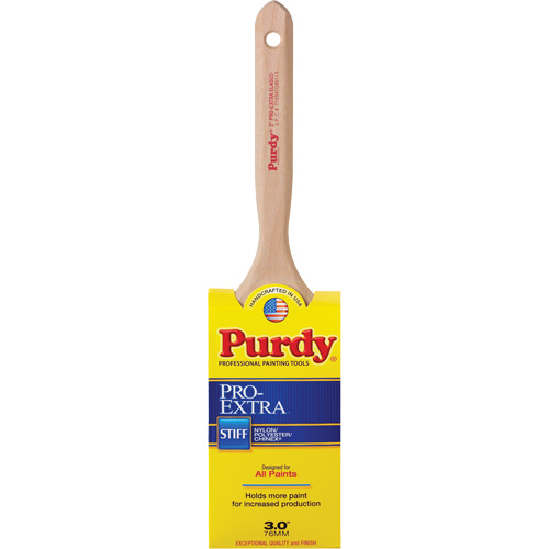 Pinceau Pro-Extra Elasco, Mat&eacute;riau m&eacute;lang&eacute;, Manche Bois, Largeur de 3" Seaboard Timber Mart