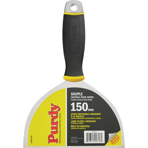 Couteau &agrave; joints de premi&egrave;re qualit&eacute;, Lame Acier inoxydable, Largeur 6", Manche Plastique Seaboard Timber Mart