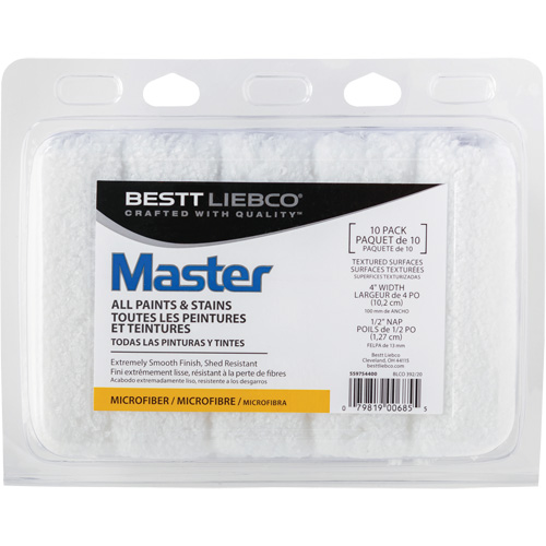 Couvre-rouleau en microfibre Master, Nap 13 mm (1/2"), 101,6 mm (4") l Seaboard Timber Mart